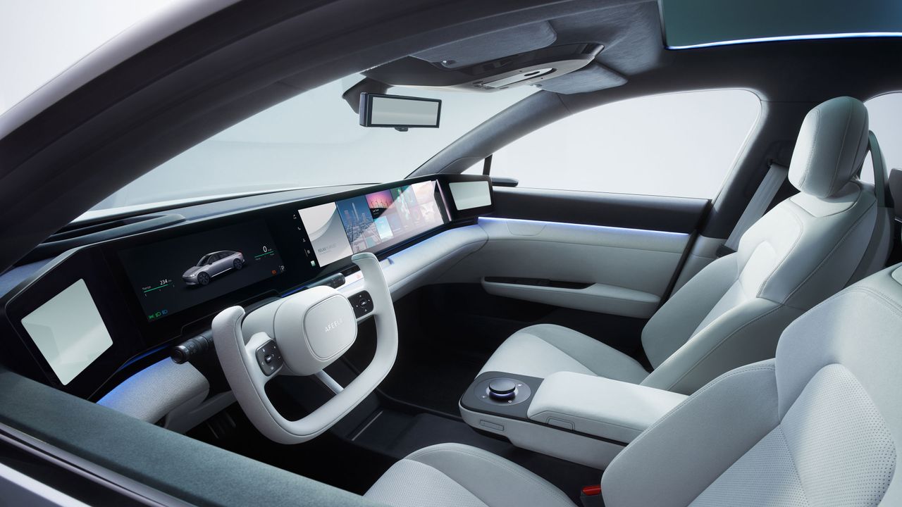 The Sony Honda Mobility Afeela concept car