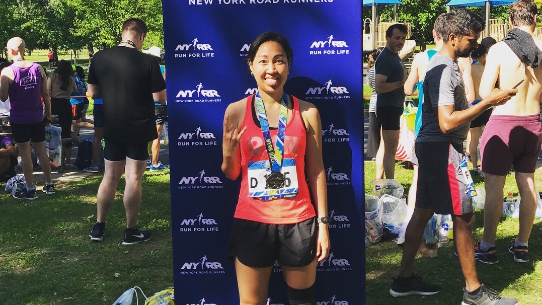 A picture of Ayumi Nagano at a New York City race