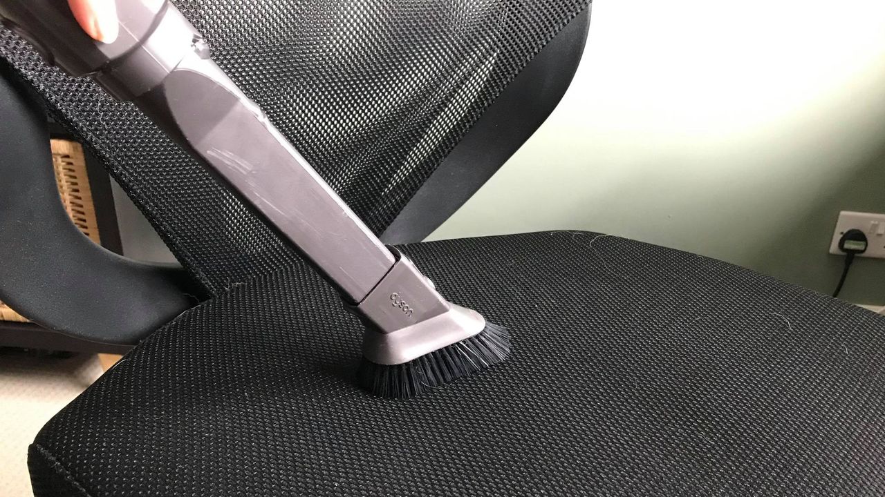 cleaning a mesh office chair