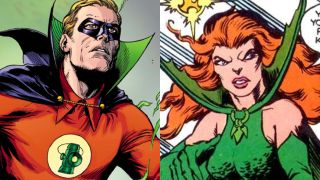 Alan Scott and Rose Canton from DC Comics