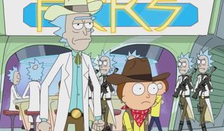 Western Rick Rick and Morty Adult Swim