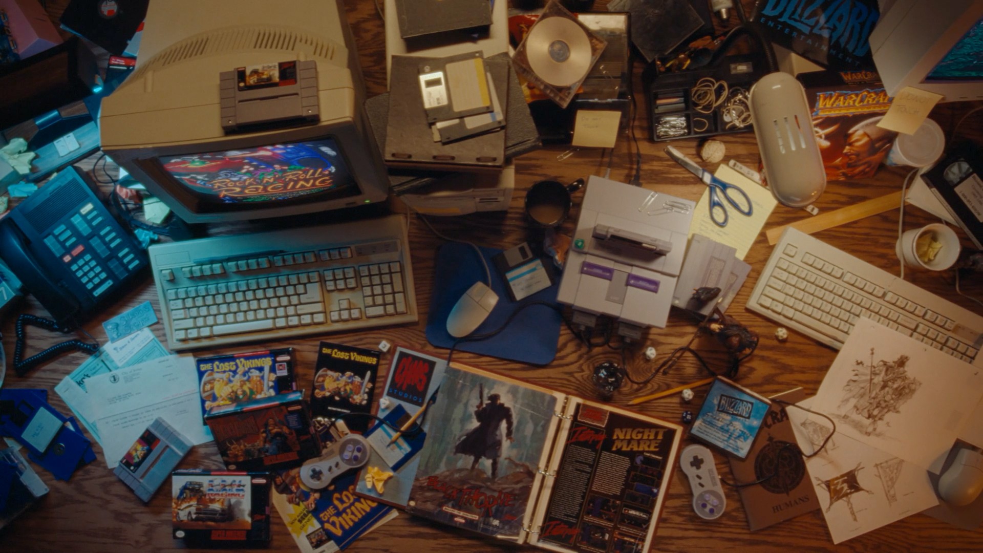 Blizzard 35th Anniversary stills showing Diablo, Overwatch, Hearthstone and WoW