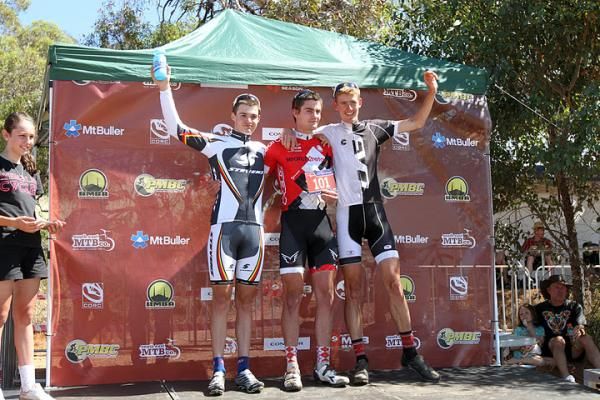 U23 men's podium