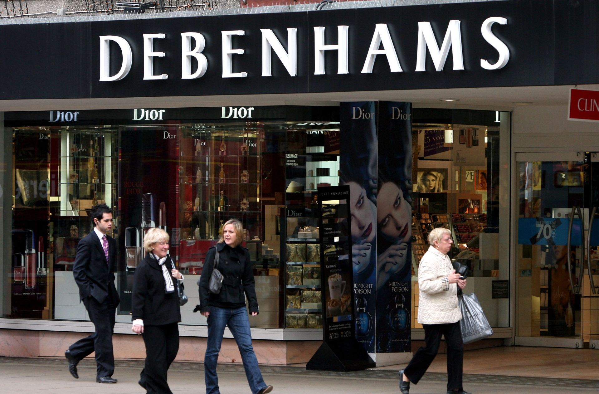 These is the full list of the 22 Debenhams stores that will close by