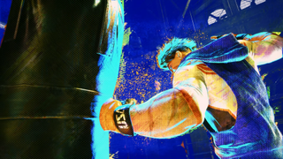 Street Fighter 6 trailer screenshot - Luke hitting a punching bag