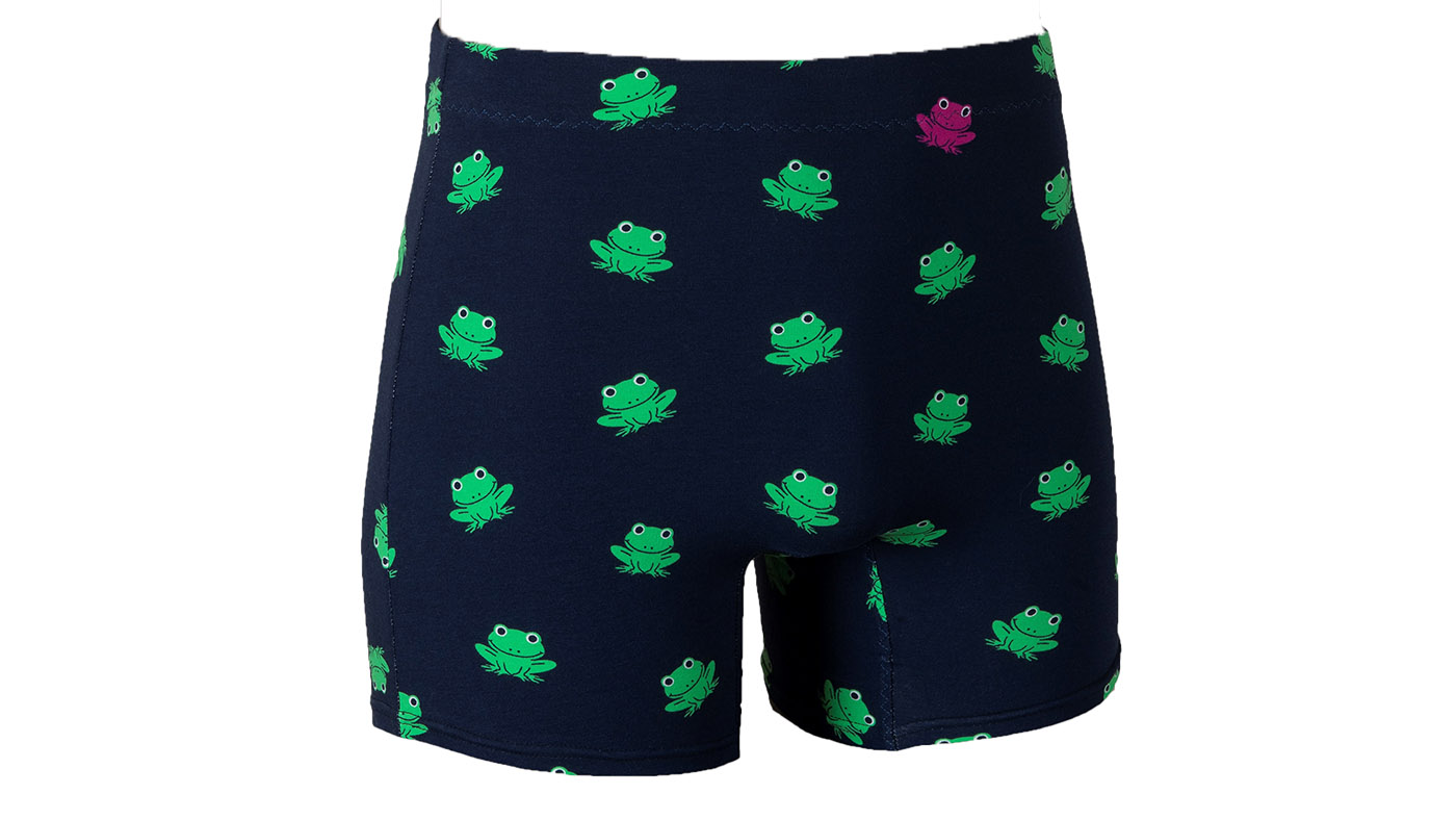Freddie Adams sports underwear for horse riders