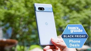 google pixel 7a with black friday tag