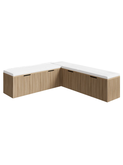 L-Shape Storage Bench