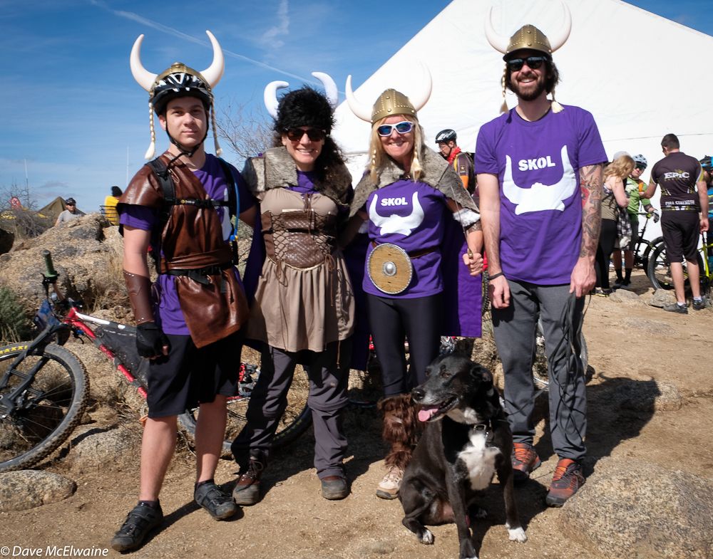 The Biking Vikings Corporate Team was ready for battle