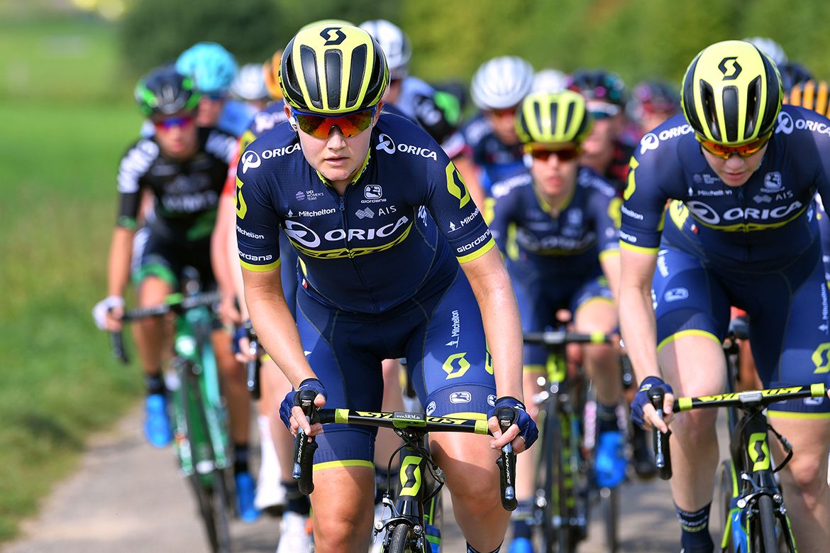 Georgia Williams at the Boels Ladies Tour