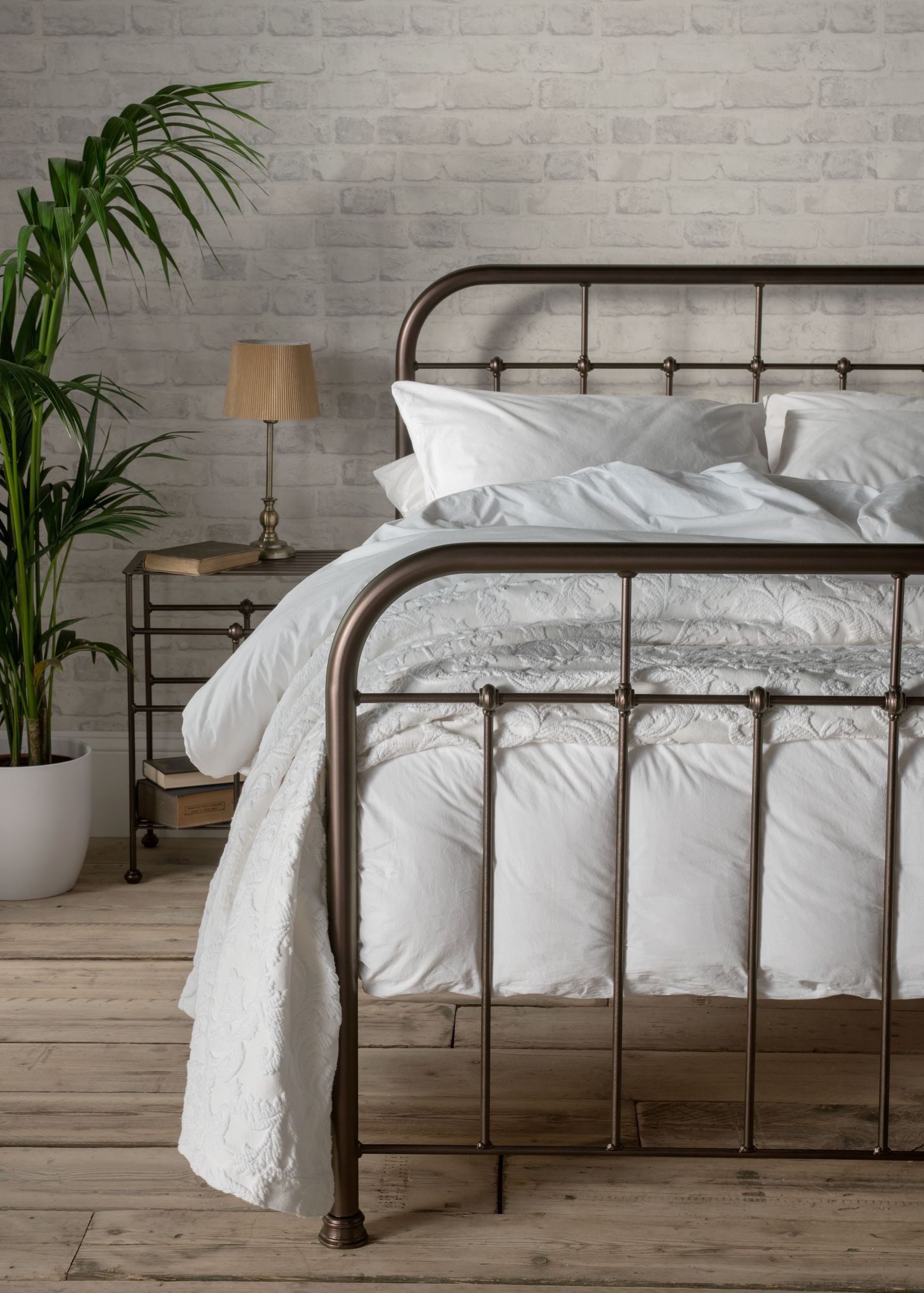 Henry iron bed from the Period Living collection at Wrought Iron & Brass Bed Co