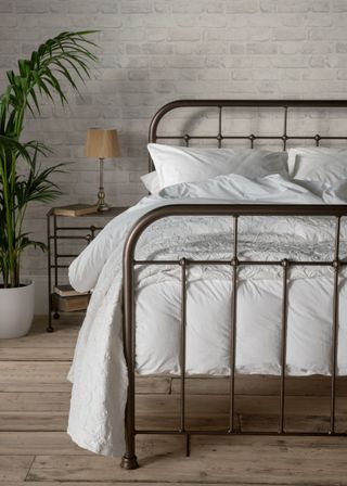 Henry iron bed from the Period Living collection at Wrought Iron & Brass Bed Co
