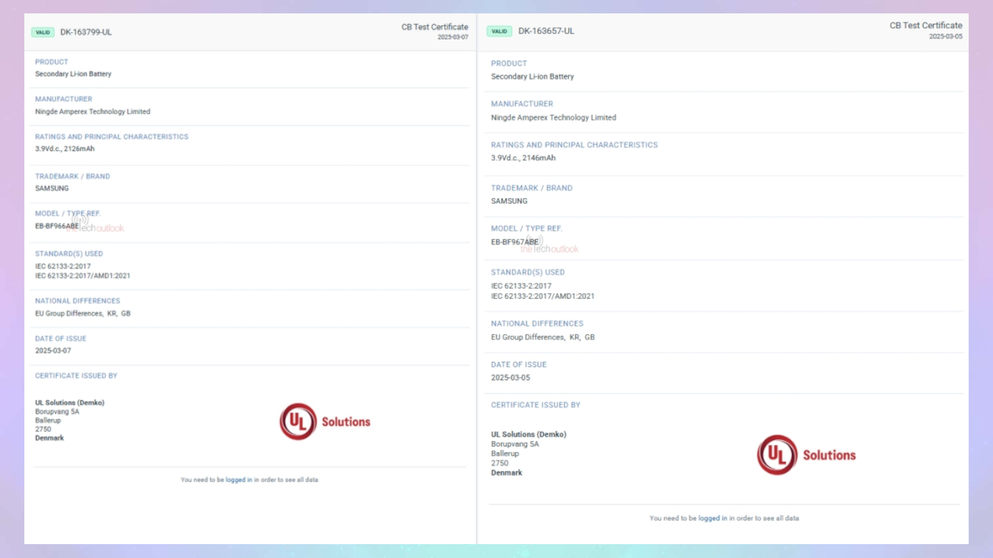 Z Fold 7 Demko listing