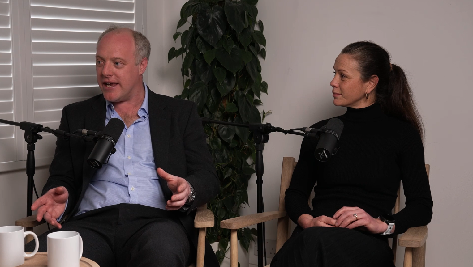 Oli Custance Baker (left) and Sarah Brown of Strutt &amp; Parker