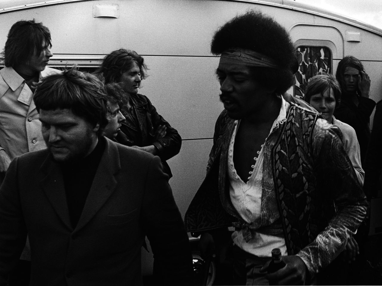 Jimi arrives