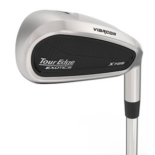 Tour Edge Exotics X725 Irons on a white background