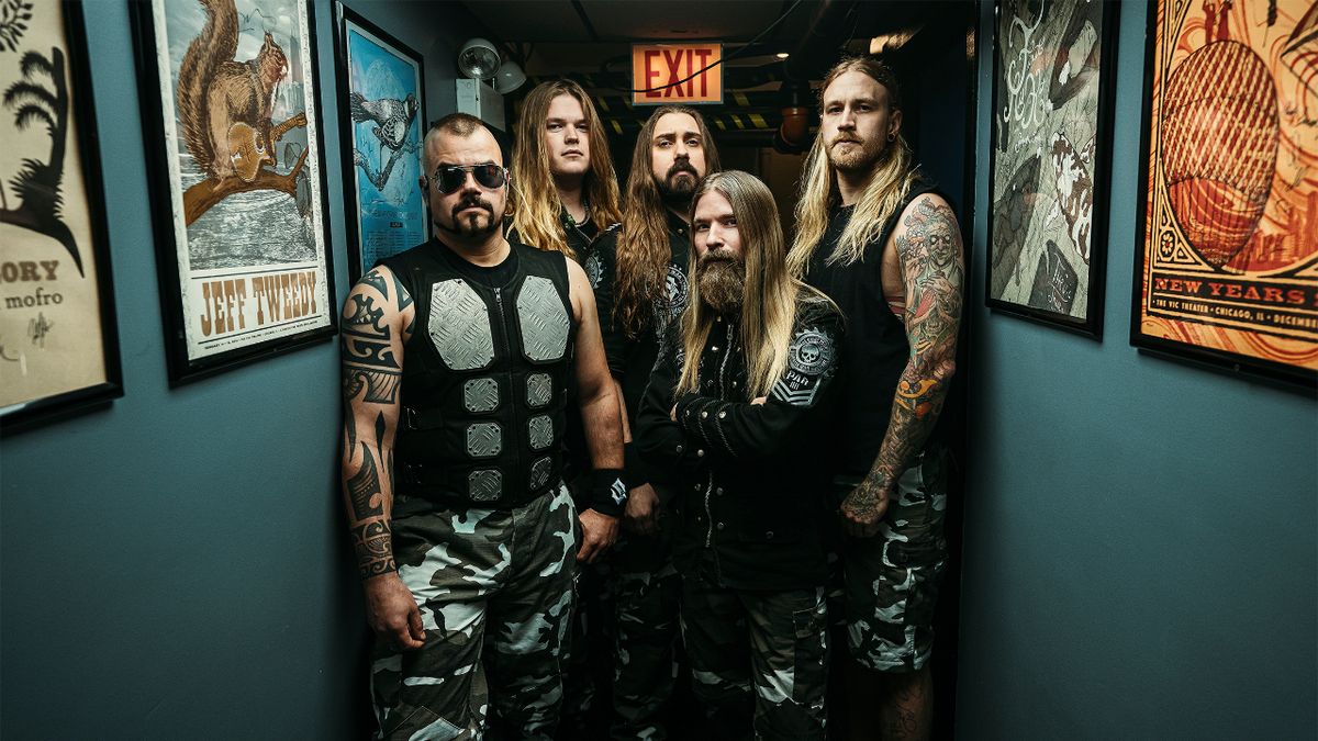 Sabaton posing