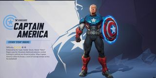 Captain America from Marvel Rivals with Joe Biden's head