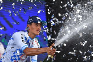 Winner Anacona (Movistar) wins the Vuelta a San Juan