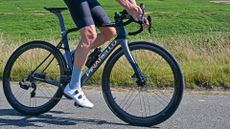 Campagnolo Super Record WRL being ridden on a Pinarello Dogma X in the Peak District