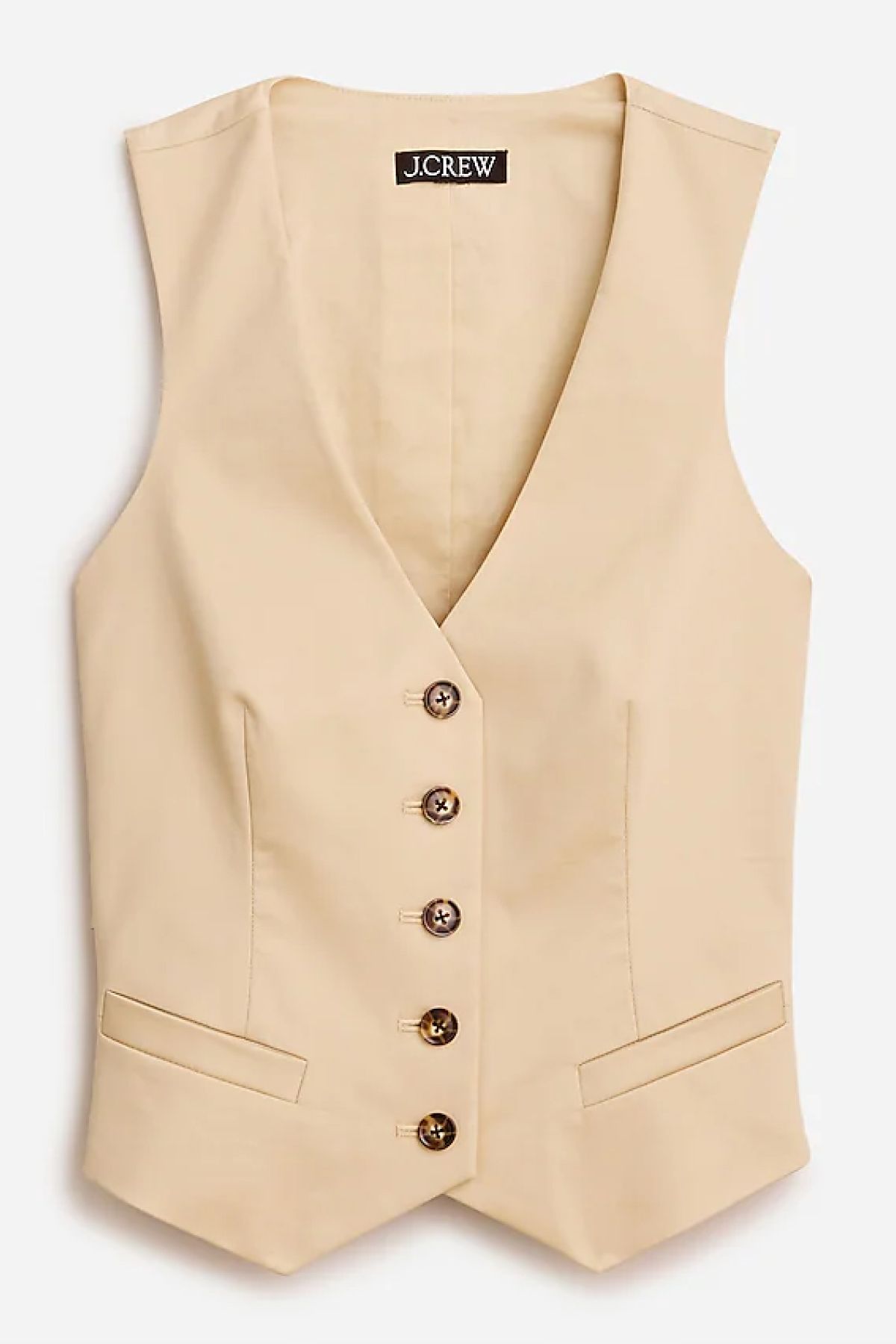 J. Crew slim-fit vest in lightweight chino