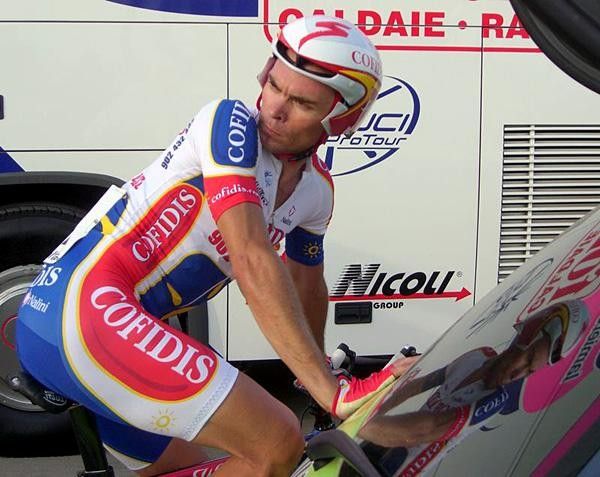 Fr&eacute;d&eacute;ric Bessy waits for his boys