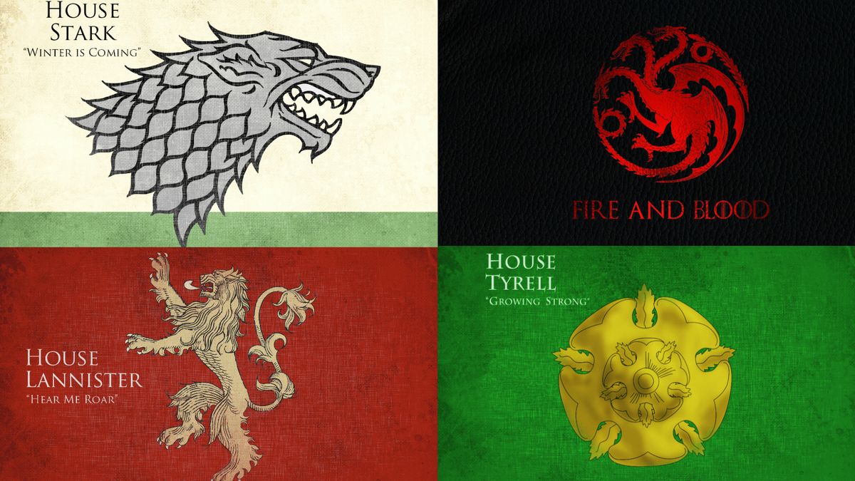 Premium Vector | Black dragon with crown over his head as symbol of house  targaryen for series house of the dragon