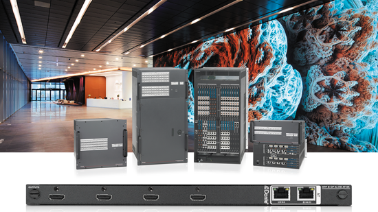 Extron&#039;s XTP Systems 8K Boards with Dante Support.