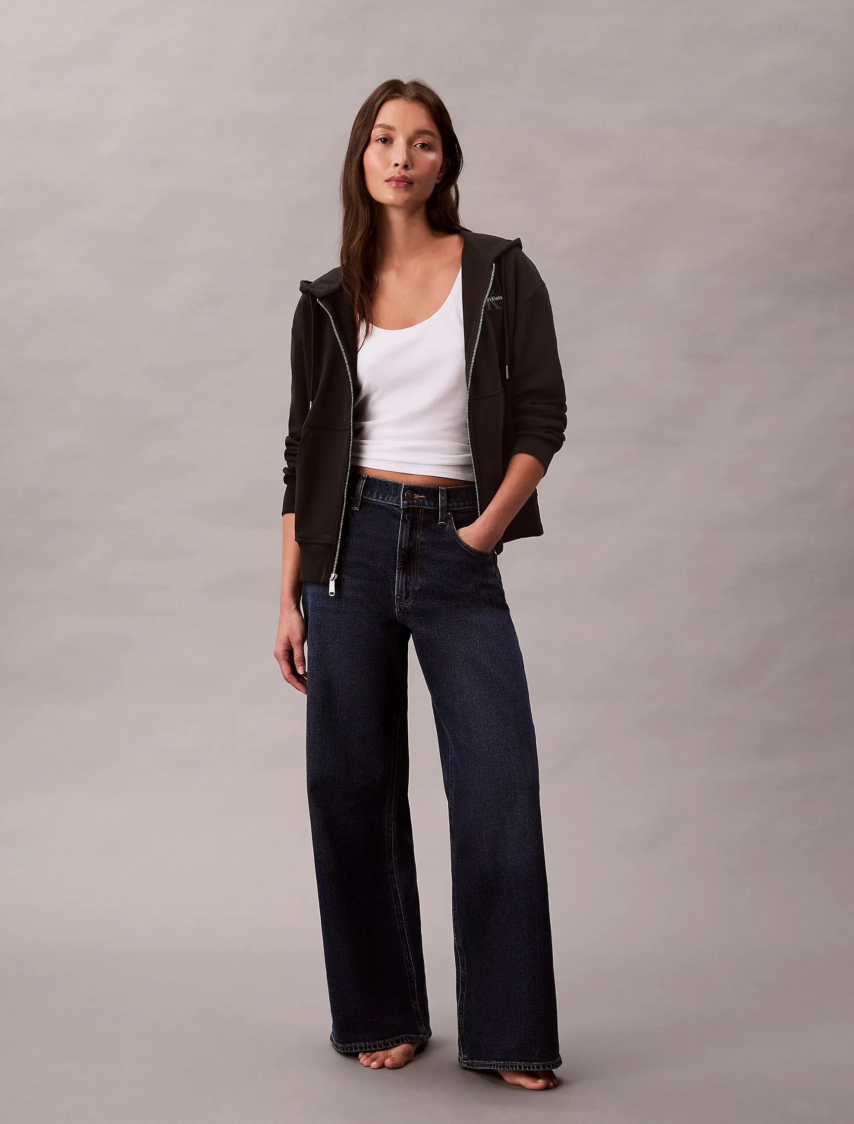 Calvin Klein, Ultra High Rise Wide Leg Jeans