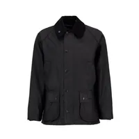 Barbour Bedale waxed cotton jacket in black | John Lewis Barbour Bedale waxed cotton jacket in black | John Lewis