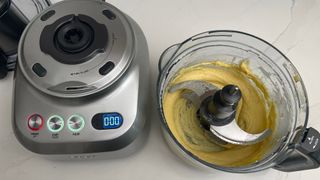 The Sage the Kitchen Wizz 15 Pro being used to make cake batter