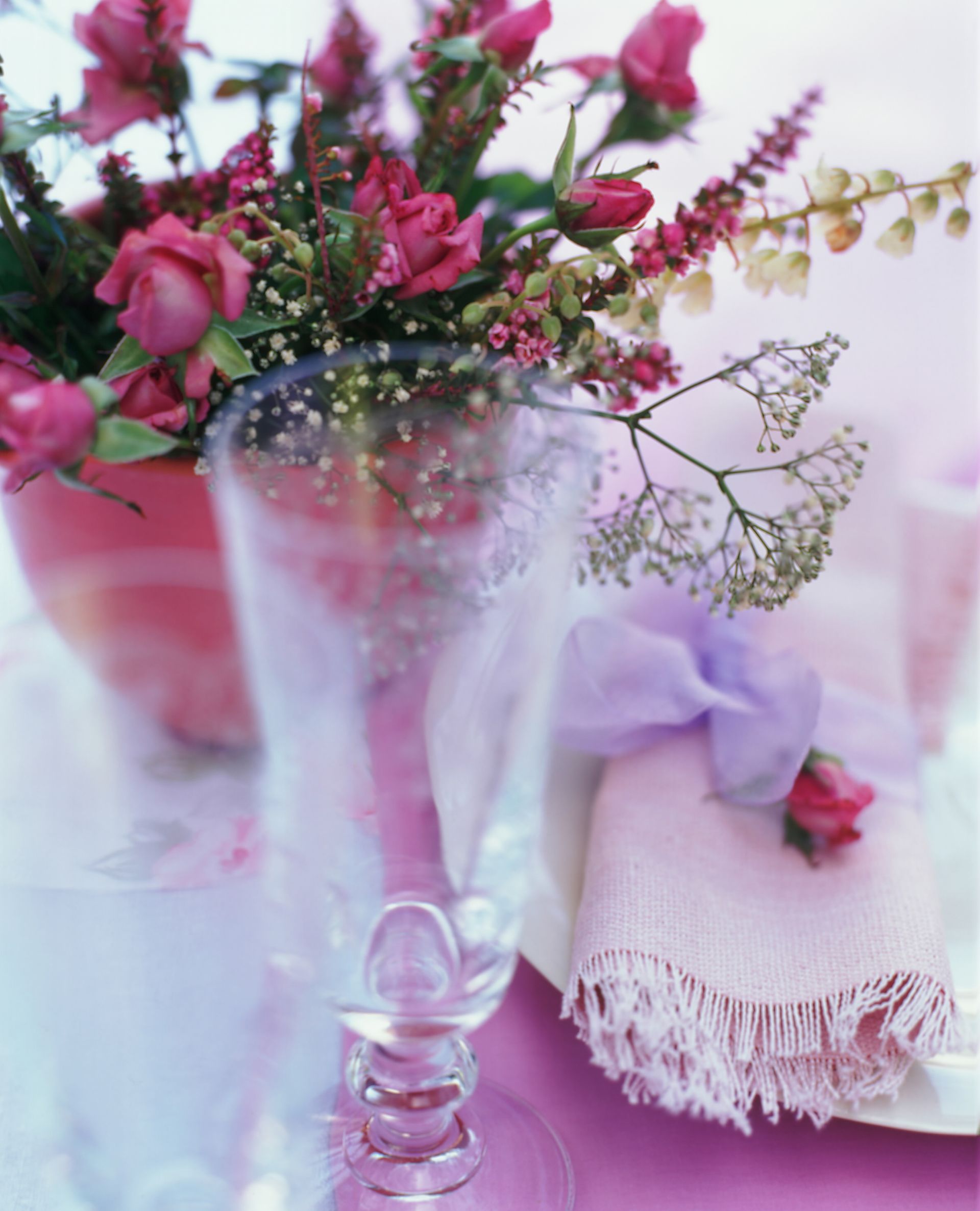 Outdoor entertaining - flowers