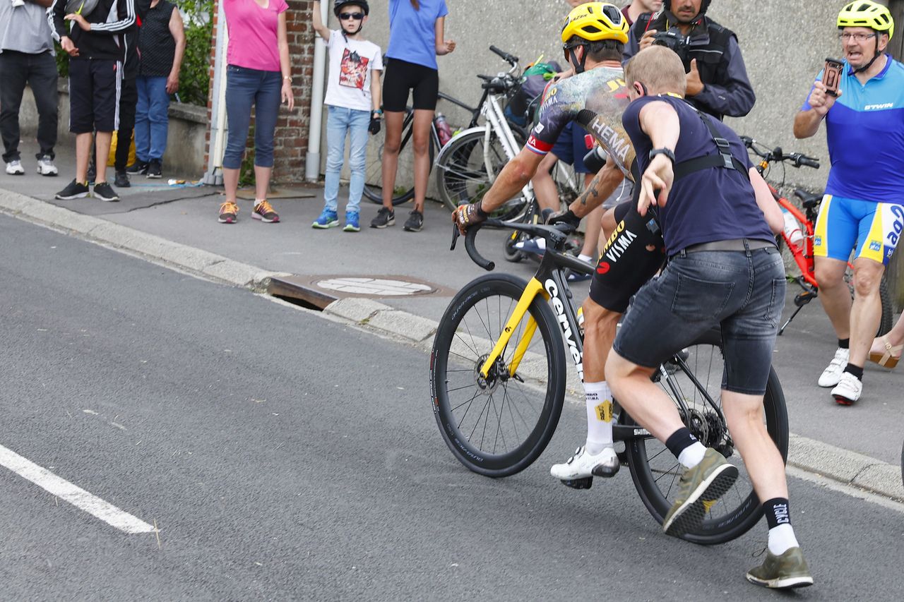 Tour de France 2022 - 109th Edition - 5th stage
Lille - Wallers - Arenberg 157 km - 06/07/2022 - Primoz Roglic (SLO - Team Jumbo - Visma) - photo Luca Bettini/SprintCyclingAgency&Acirc;&copy;2022