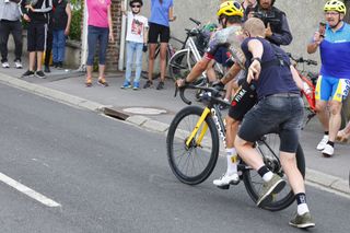 Tour de France 2022 - 109th Edition - 5th stage
Lille - Wallers - Arenberg 157 km - 06/07/2022 - Primoz Roglic (SLO - Team Jumbo - Visma) - photo Luca Bettini/SprintCyclingAgencyÂ©2022