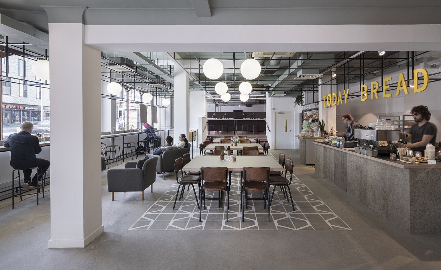 Today Bread's cafe interior