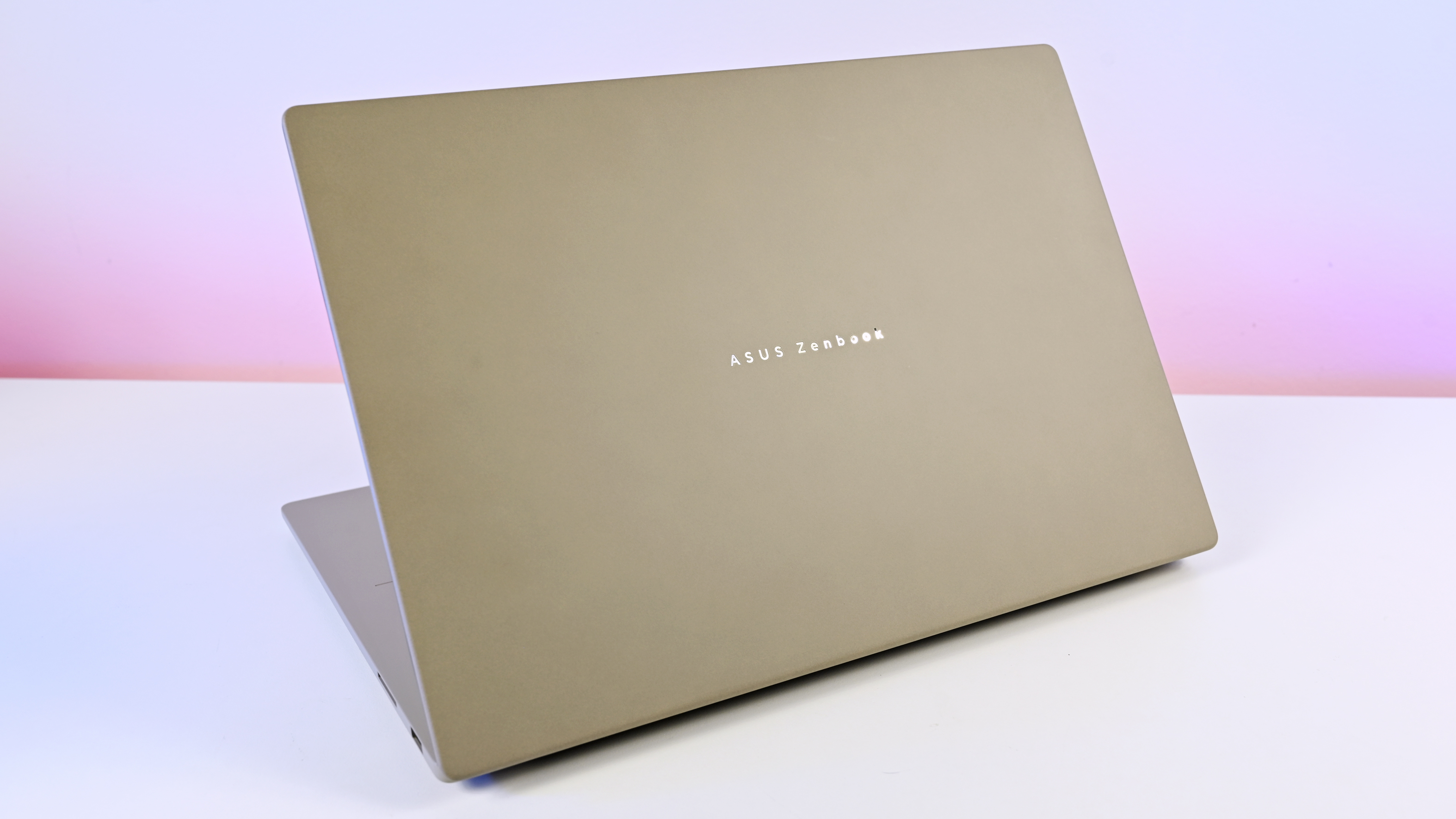 Studio photos of the 2026 ASUS Zenbook A16 laptop featuring the new Qualcomm Snapdragon X2 Elite Extreme processor.