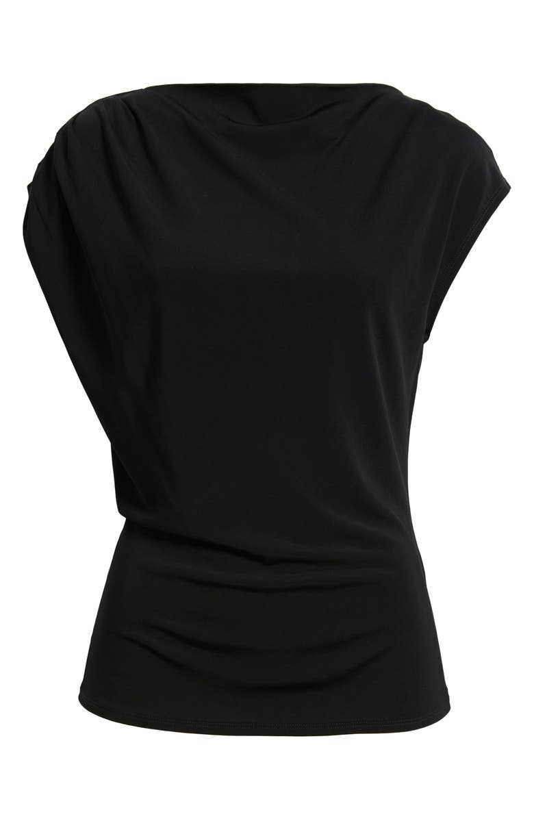 Drape Cap Sleeve Jersey Top