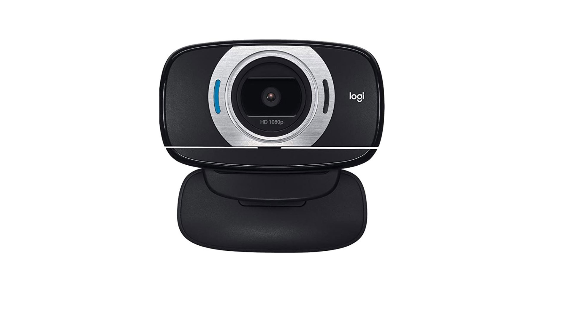 1080p Camera Logitech HD Laptop Webcam C615 with Fold-and-Go Design 360-Degree Swivel
