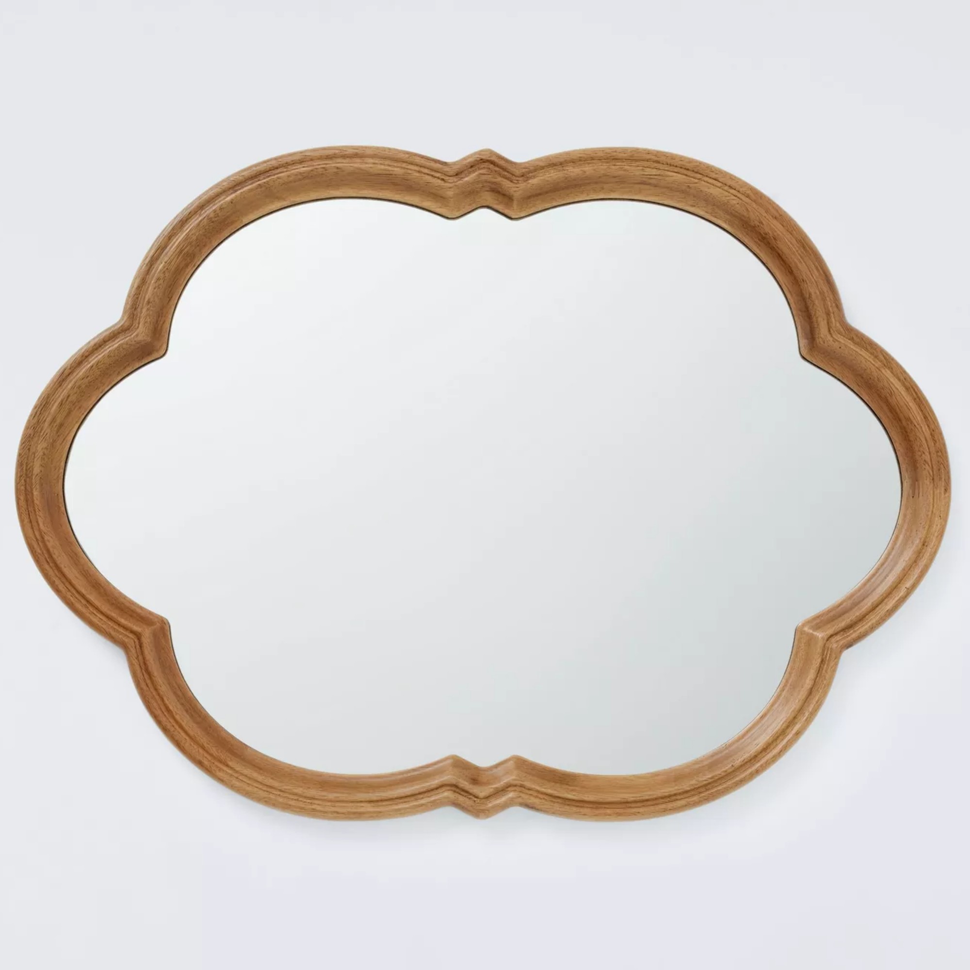 John Lewis Wiggle Heritage Georgian Wall Mirror, 70 x 50cm, Walnut