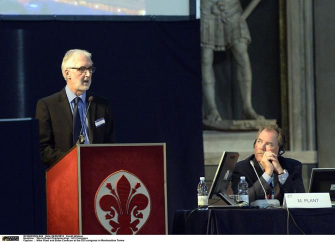 Newly elected UCI President Brian Cookson speaks
