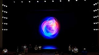 inside the steve jobs theater for septembe r9 glowtime event