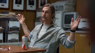 Matthew McConaughey as Rust Cohle in True Detective season 1