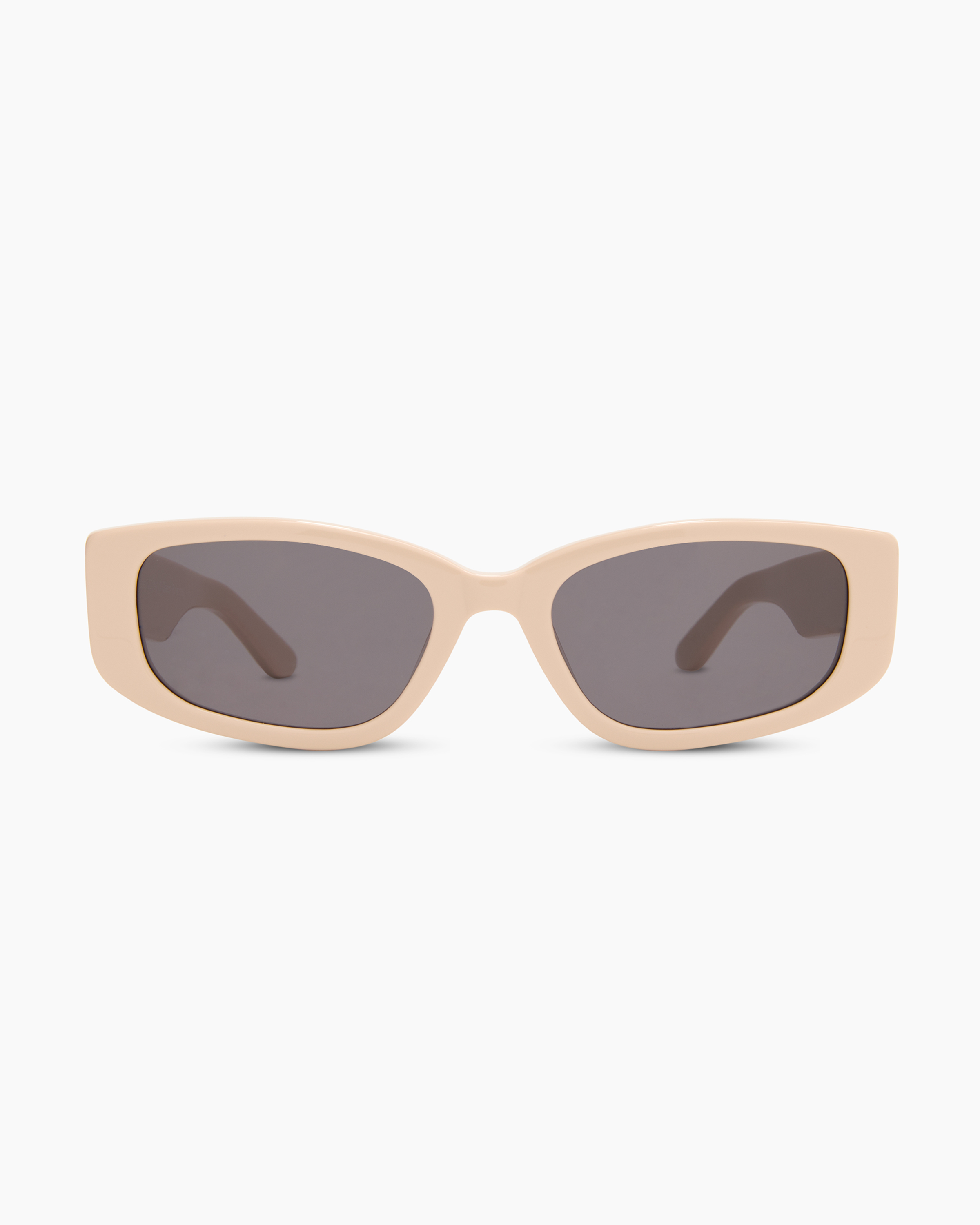 Granada Polarized Acetate Sunglasses in Cream With Grey Lens