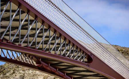 Tintagel Castle footbridge