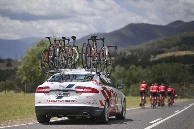 Jaguar is a new sponsor for 2015 providing team vehicles