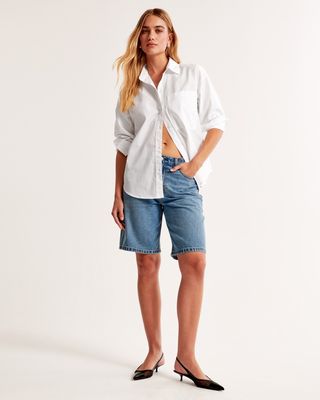 Oversized Poplin Shirt