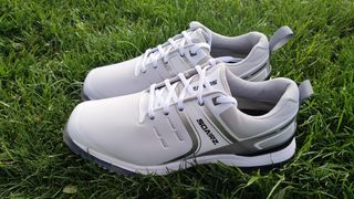 Squaritz golf shoes on some grass
