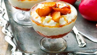 rice pudding with fruit