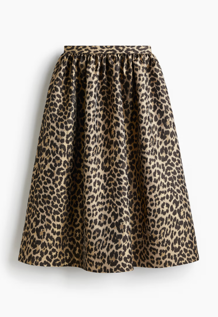 H&amp;amp;M, Jacquard-Weave Skirt