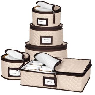 Amazon china storage container boxes, set of 5, quilted 